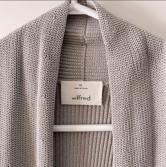 Aritzia Wilfred Dunkirk Long Open Cardigan - Picture 4 of 16